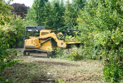 Machinery Clearing Land